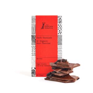 Dark Broken Chocolate with Whole Sour Cherries 100g