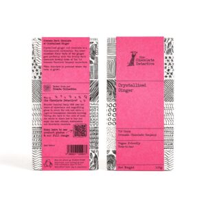 Dark Broken Chocolate with Crystallised Ginger 100g