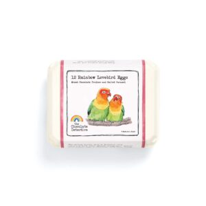 12 Rainbow Lovebird Eggs 150g