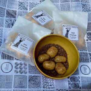 White Chocolate Praline Seed Potatoes with Chocolate 'soil' 110g
